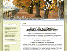Tablet Screenshot of createyourbestretirement.com